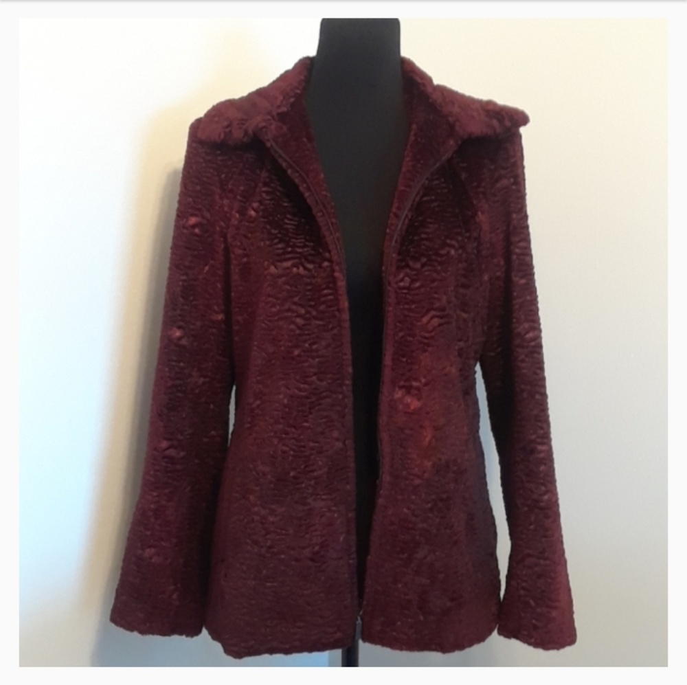Gallery Faux Persian Lamb Jacket